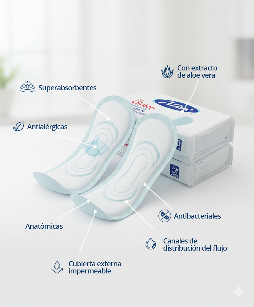Toallas sanitarias postparto 